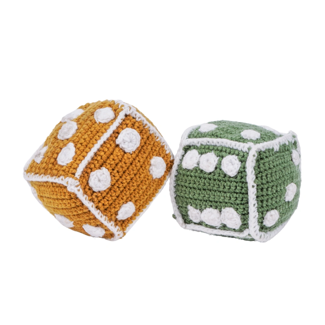 NESTA TOYS - Crochet Dice | Early Math Toy (2 Pcs)-4