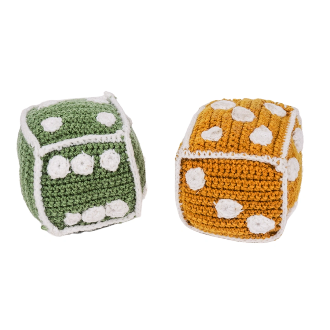 NESTA TOYS - Crochet Dice | Early Math Toy (2 Pcs)-1