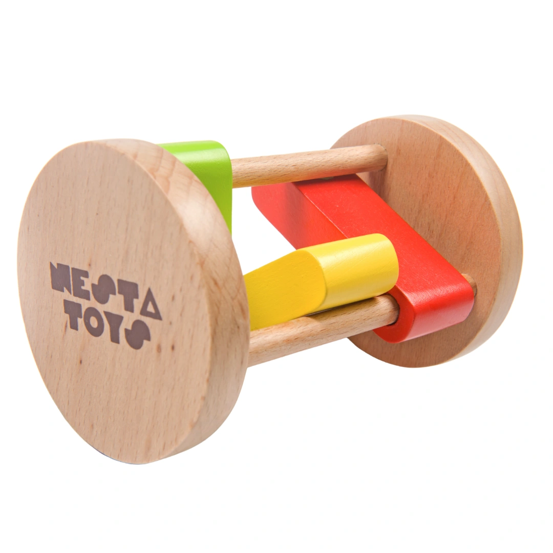 Wooden Clacker Toy | Rattle for Babies-1