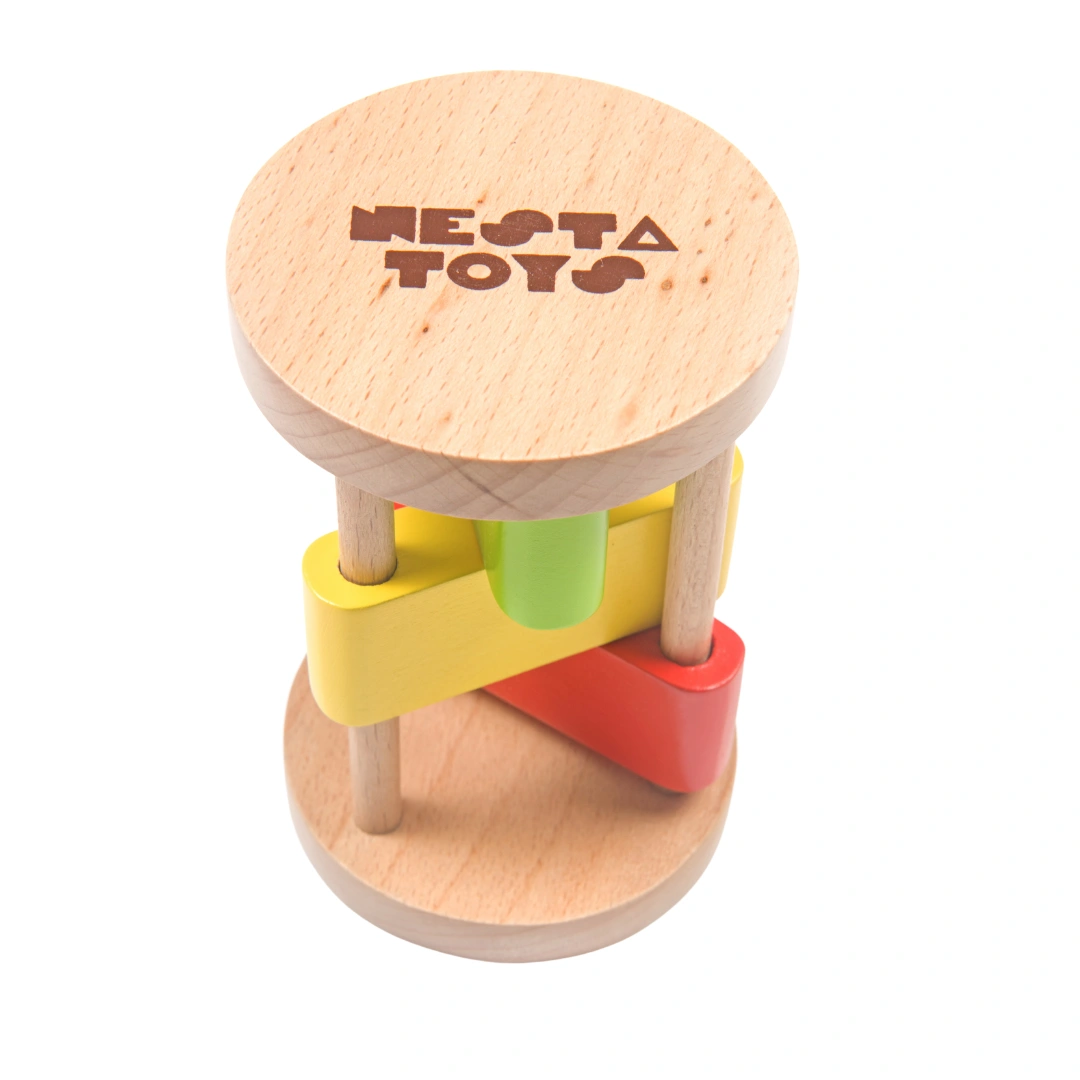 Wooden Clacker Toy | Rattle for Babies-5