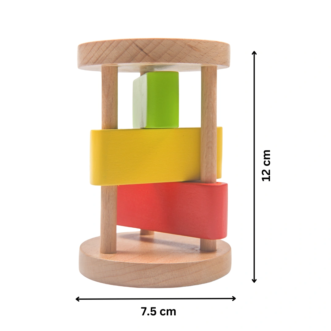 Wooden Clacker Toy | Rattle for Babies-3