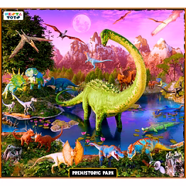 nesta toys prehistoric park jigsaw puzzle for kids (64 pcs)