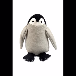 nesta toys penguin plush toy for kids | snuggly knitted cotton toy