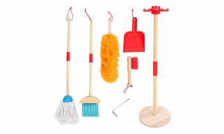 Wooden Cleaning Set for Kids (6 Pcs)