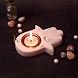 White Marble Hamsa Tea Light Candle Holder-12422434-sm
