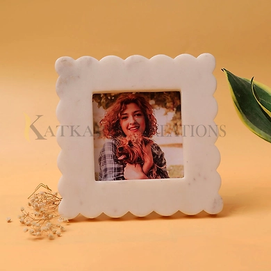 White Marble Photo Frame-12422628
