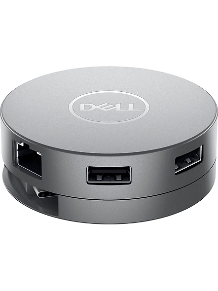 Dell DA310 USB-C Mobile Adapter, 7-in-1 , Type C Laptop Compatible - Dock and Adapter - Gray-2