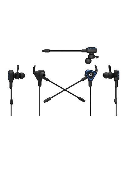 HP H150 Wired Gaming Earphone with Mic (Black)-5YR85AA