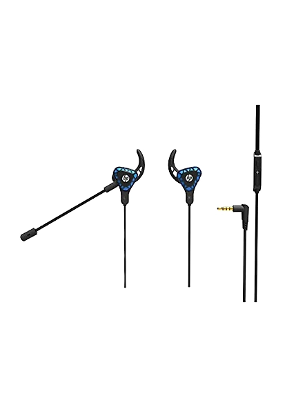 HP H150 Wired Gaming Earphone with Mic (Black)-5YR85AA-2