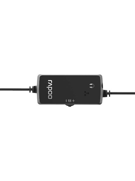 Rapoo H120 Stereo Wired On Ear Headphones With Microphone Noise-Reduction, Usb, Pc/Mac/Laptop/chrome OS - Black-4
