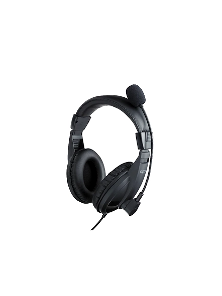 Rapoo H150 Stereo Wired Over Ear Headphones With Microphone Noise-Reduction, Usb, Pc/Mac/Laptop/Chrome OS - Black-3