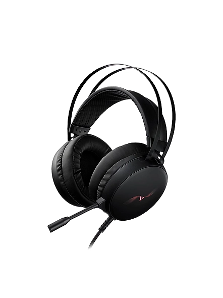 RAPOO VH310 Wired Gaming Headset Virtual 7.1 Channel 50MM Sound Unit RGB Backlit Headphone with 360° Adjustable Noise-Canceling Microphone for Computer PC Gamer - Black-2