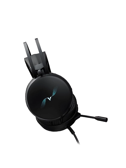 RAPOO VH310 Wired Gaming Headset Virtual 7.1 Channel 50MM Sound Unit RGB Backlit Headphone with 360° Adjustable Noise-Canceling Microphone for Computer PC Gamer - Black-3