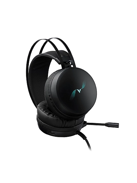 RAPOO VH310 Wired Gaming Headset Virtual 7.1 Channel 50MM Sound Unit RGB Backlit Headphone with 360° Adjustable Noise-Canceling Microphone for Computer PC Gamer - Black-4