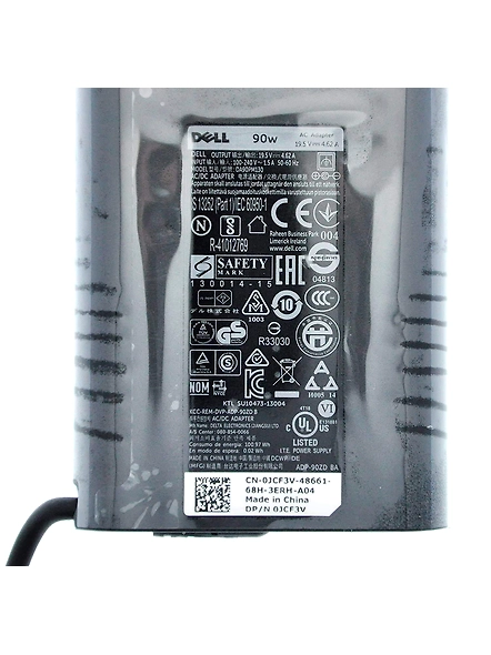 Dell Original 5GT3K 90W 19.5V 7.4mm Slim AC Laptop Adapter Charger (Black)-3
