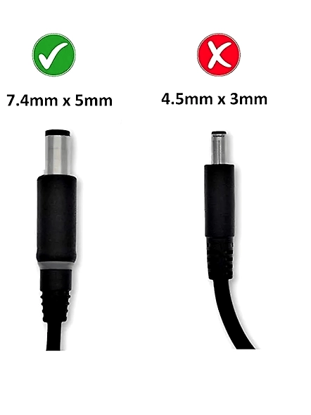 Dell Original 5GT3K 90W 19.5V 7.4mm Slim AC Laptop Adapter Charger (Black)-4