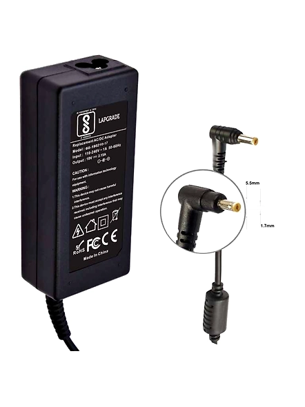 Lapgrade Adapter Charger for Acer Aspire One A150 D150 KAV60 NAV50 PAV70 ZA3 Series-3878B