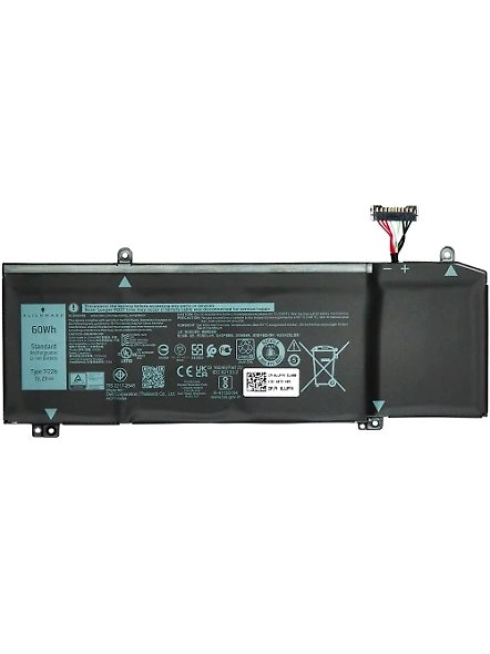 Dell Original 4 Cell 15.2V 60WHr Laptop Battery for Alienware M15 M17 R3 Precision 5550-7416