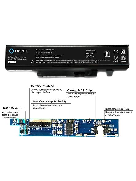 Lapgrade Battery for Lenovo Ideapad Y460 Y560 B560 Series-2