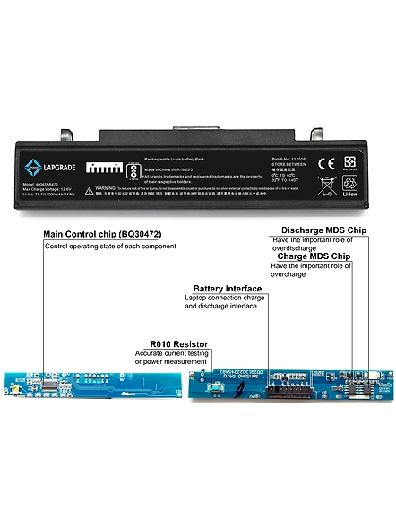 Lapgrade Battery for Samsung P210 P408 P410 P46 P460 P461 P510 P560 Series-2
