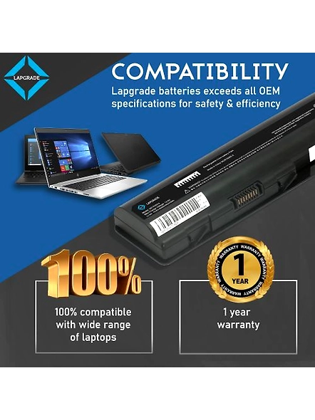 Lapgrade Battery for HP G60-200 HDX16 Series-4
