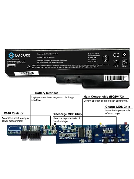 Lapgrade Battery for Lenovo 3000 G430 G450 G530 Series-1