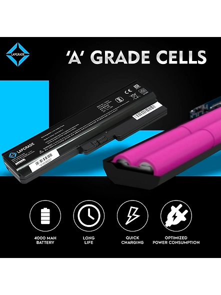 Lapgrade Battery for Lenovo 3000 G430 G450 G530 Series-4