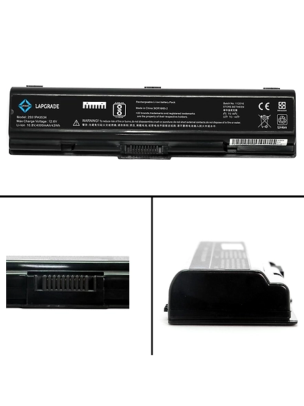 Lapgrade Battery for Toshiba Satellite A200 A205 A210 A215 A300 A305 A350 A355 Series-2551
