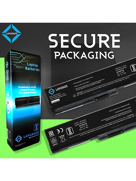 Lapgrade Battery for Toshiba Dynabook, Qosmio, Equium, Portege, Satellite Series-3