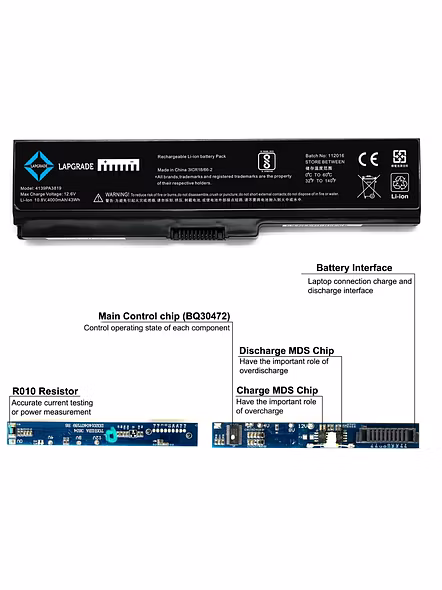 Lapgrade Battery for Toshiba Portege M800 M801 M802 M803 Series-2