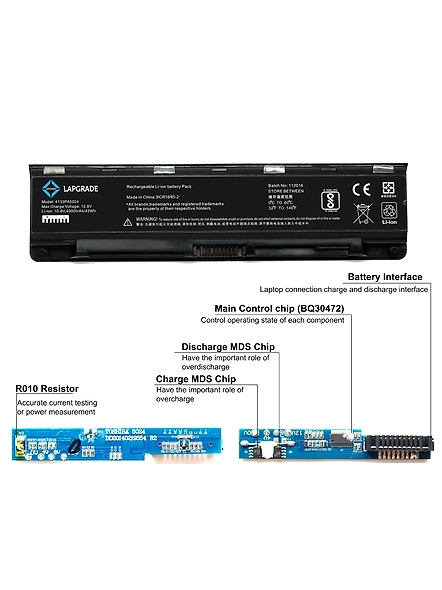 Lapgrade Battery for Toshiba Satelite C850 C800 C855 C870 Series-2