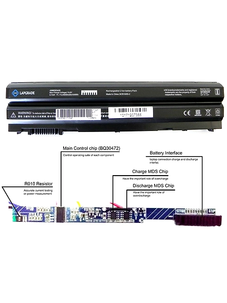 Lapgrade Battery for Dell Inspiron 15R (5520) 15R (7520) 17R (5720) 17R (7720) Series-2