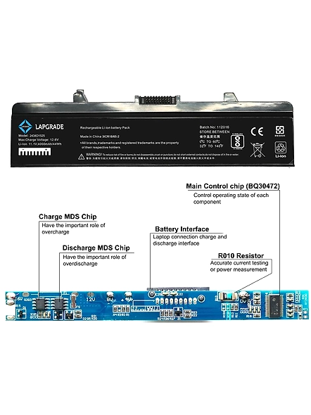 Lapgrade Battery for Dell Inspiron 1440 1525 1526 1545 1546 Series-1