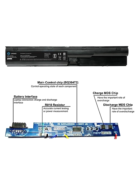 Lapgrade Battery for HP ProBook 4430S 4431S 4435S 4436S 4440S 4441S Series-2