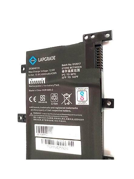 Lapgrade Battery for ASUS X555 A556 F550 F554 F555 K555 R556 V405 W519 X551MA Y583 Series-C21N1347-1