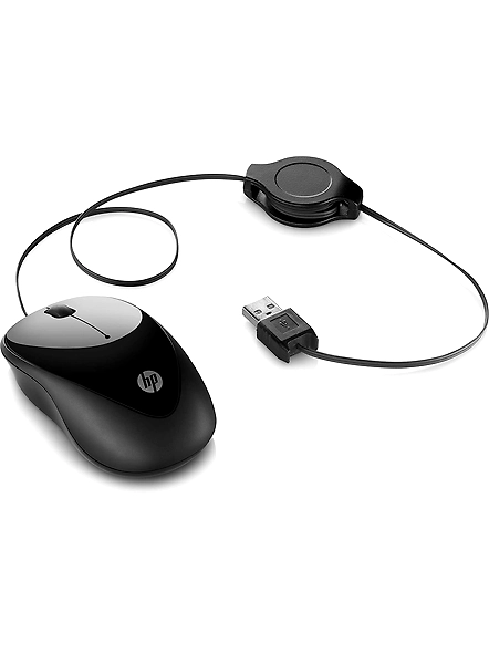 HP Retractable Wired Mouse 100-6GJ71AA