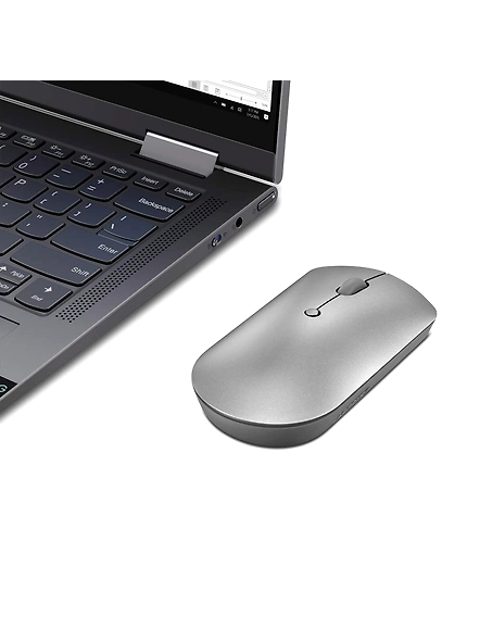 Lenovo 600 Bluetooth, Silent Mouse, Portable, Dongle-Free Multi-Device connectivity via Bluetooth 5.0 with Microsoft Swift Pair | DPI up to 2400-2