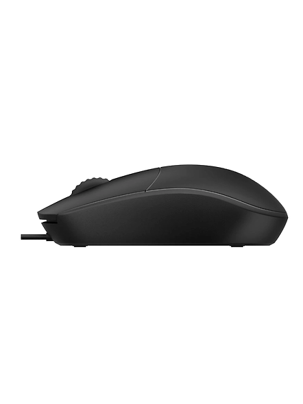 Rapoo N100 Wired USB Mouse, 3 yr Warranty, 1600 DPI Optical Tracking, Ambidextrous PC/Mac/Laptop - Black-3