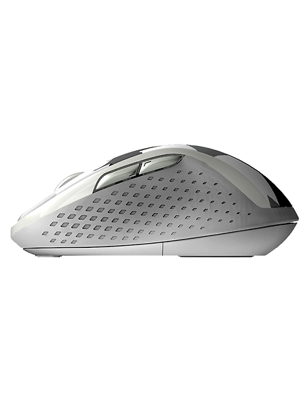 Rapoo Bluetooth Wireless Mouse, M500 Silent Multi Mode Bluetooth 5.0 Mouse, 2.4G Wireless Portable Optical Mouse USB Receiver, 1600 DPI for Laptop, MacBook, PC, Windows, Tablet, Grey
