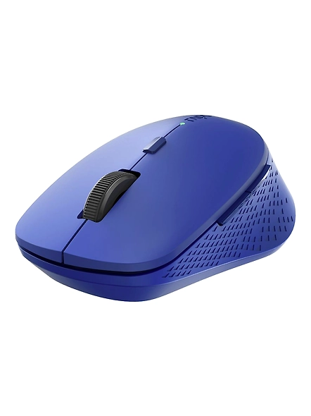 Rapoo M300 Silent Wireless Mouse 1600 DPI Sensor 9 Months Battery Life Quiet Buttons Ergonomic for Right-Handed PC &amp; Mac, 3 Years Warranty - Blue-1089