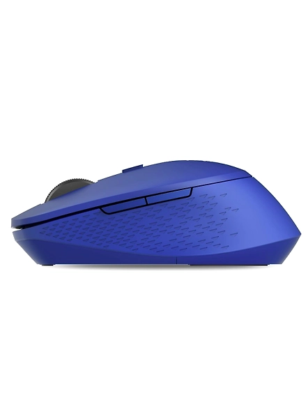 Rapoo M300 Silent Wireless Mouse 1600 DPI Sensor 9 Months Battery Life Quiet Buttons Ergonomic for Right-Handed PC &amp; Mac, 3 Years Warranty - Blue-3