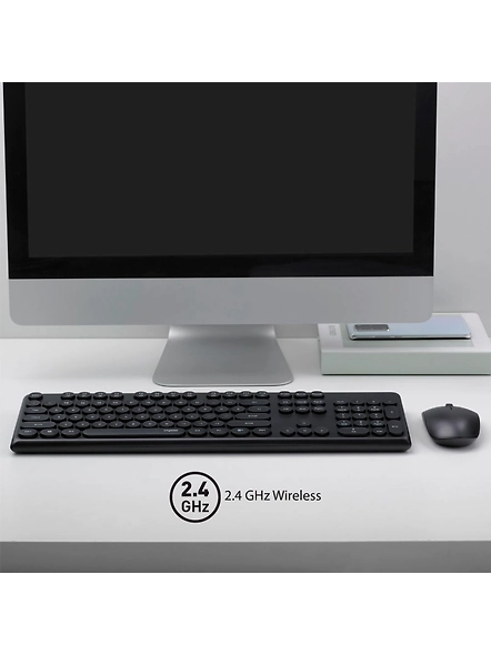 Rapoo X260 Wireless Keyboard and Mouse Combo set 2.4 Ghz with Type Writer Key-4