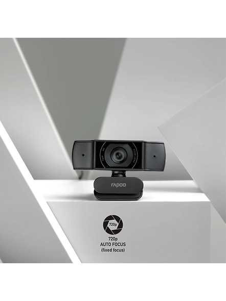 HD Webcam with Microphone, RAPOO C260 USB 1080P , Built-in Dual Noise Reduction Mics, 95-degree Wide Angle, Zoom/Skype/Teams, Conferencing and Video Calls-3