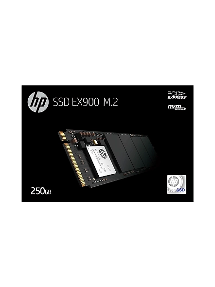 HP EX900 M.2 250GB PCIe 3.0 x4 NVMe 3D TLC NAND Internal Solid State Drive (SSD)-2YY43AA-4