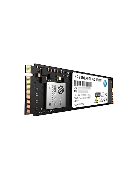 HP EX900 M.2 120GB PCIe 3.1 x 4 NVMe 3D TLC NAND Internal Solid State Drive (SSD)-2YY42AA-3