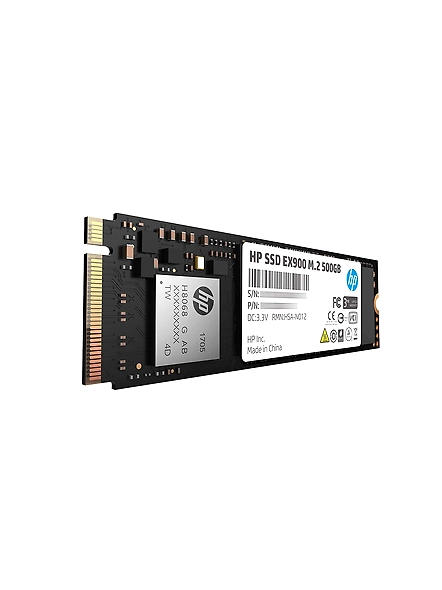 HP EX900 M.2 500GB PCIe 3.0 x4 NVMe 3D TLC NAND Internal Solid State Drive (SSD)-2YY44AA-3