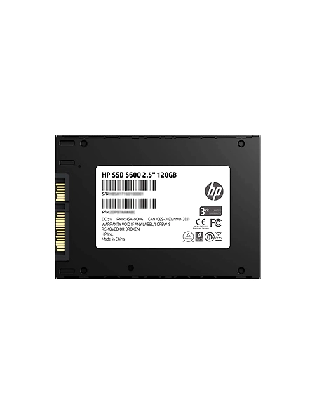 HP S600 2.5 120GB SATA III 3D NAND Internal Solid State Drive (SSD)-4FZ32AA-3