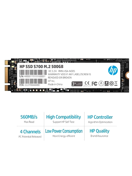 HP ssd S700 500gb M.2 2LU80AA-4