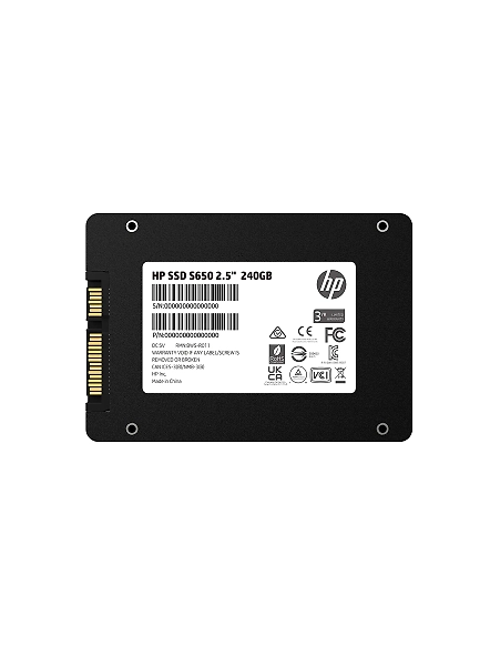 HP S650 240GB 2.5 Inch Internal SSD, SATA III 6 Gb/s, 3D NAND TLC PC Solid State Drive-345M8AA