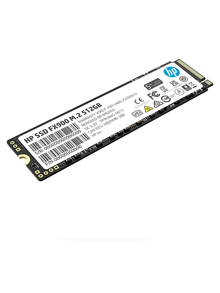 HP FX900 512GB NVMe GEN 4 Internal SSD, PCIe 4.0 16 Gb/s, M.2 2280, 3D TLC NAND PC Solid State Drive Up to 4900 MB/s - 57S52AA#ABB